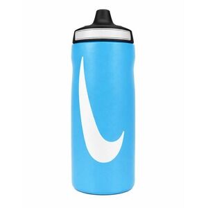 Nike Sport Water Bottle 24 oz Blue Swoosh Squeeze Top BPA Free 'NEW NEVER USED'